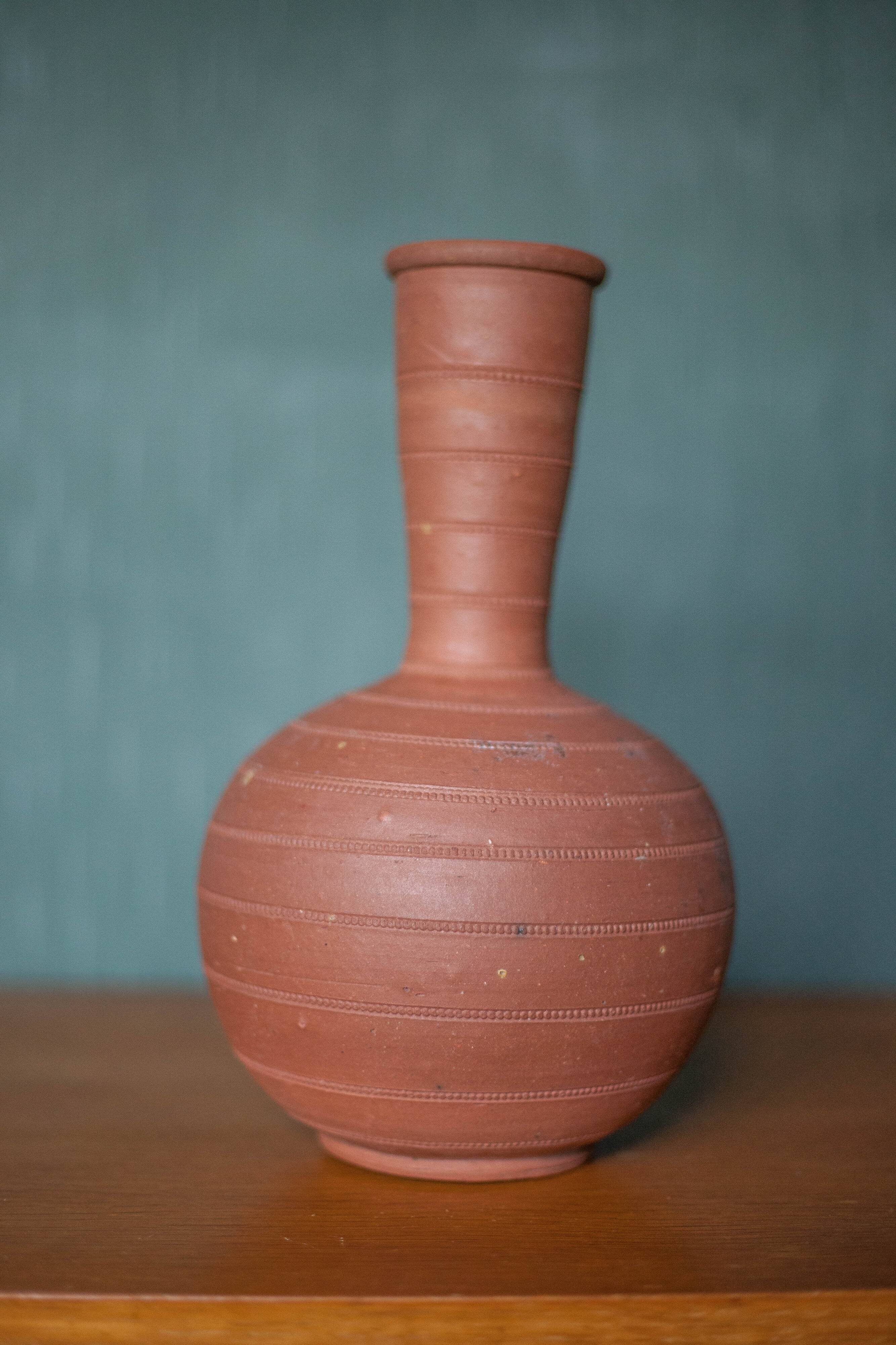 Vintage terracotta vase