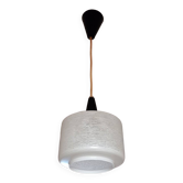 Suspension vintage verre années 70