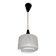 Suspension vintage verre années 70