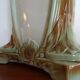 Earthenware column KG Lunéville vine leaves Art Nouveau 1920 - 81.5 cm