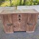 Art Deco vintage sideboard renovated in walnut burl, 1960.