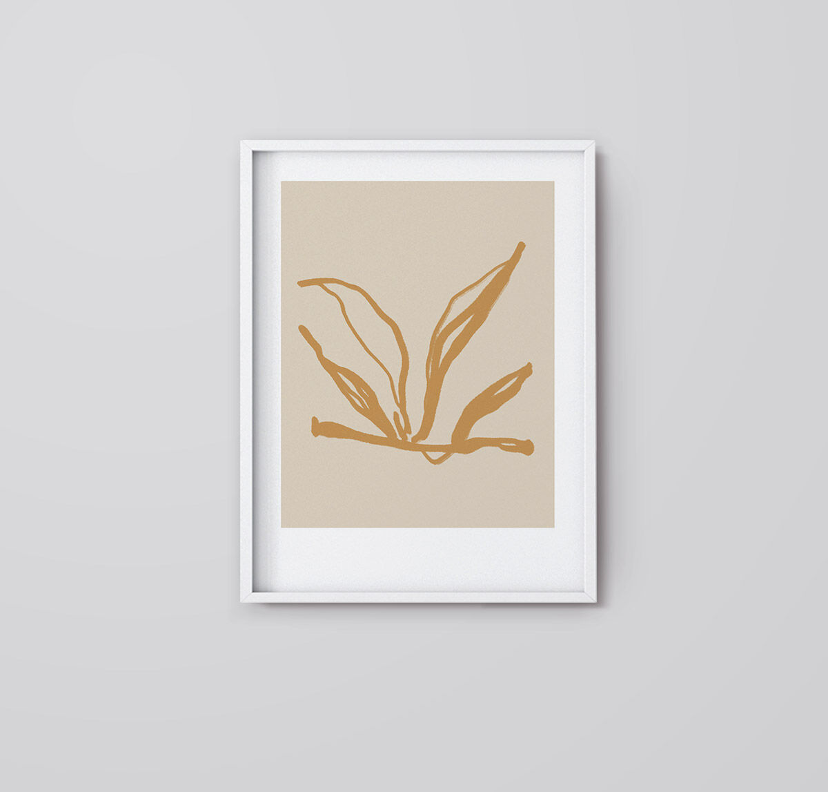 Botanical illustration giclee print, 50x70