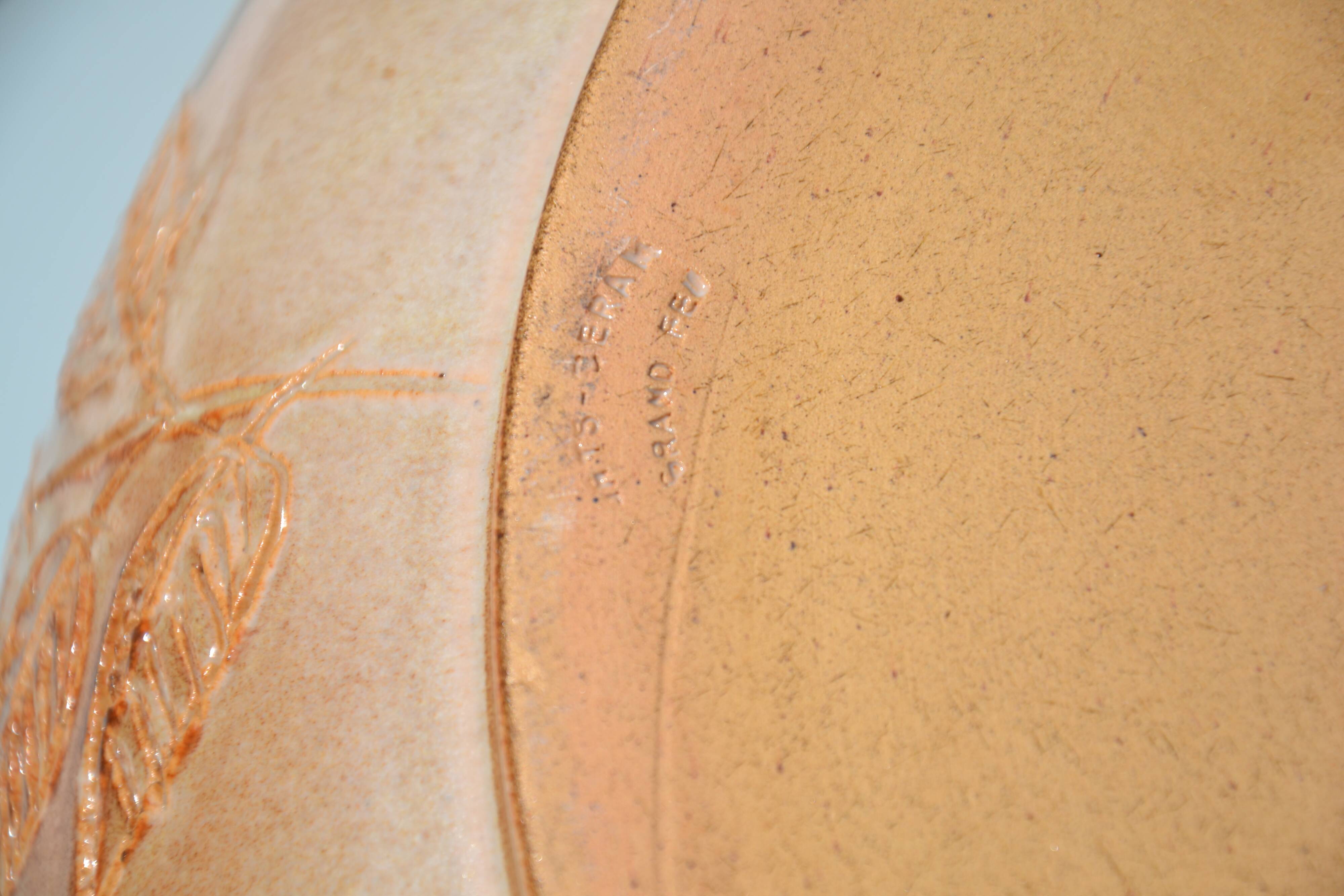 Large salad bowl/fruit bowl Michel and Denise Pointu