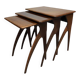 Vintage Italian design nesting tables mimiset 1950
