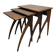 Vintage Italian design nesting tables mimiset 1950