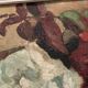 Antique oil painting, still life