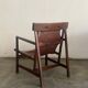 Fauteuil en cuir espagnol rationaliste