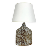 Large Haico Nitzsche ceramic table lamp for Søholm Stentøj, Denmark 1970s