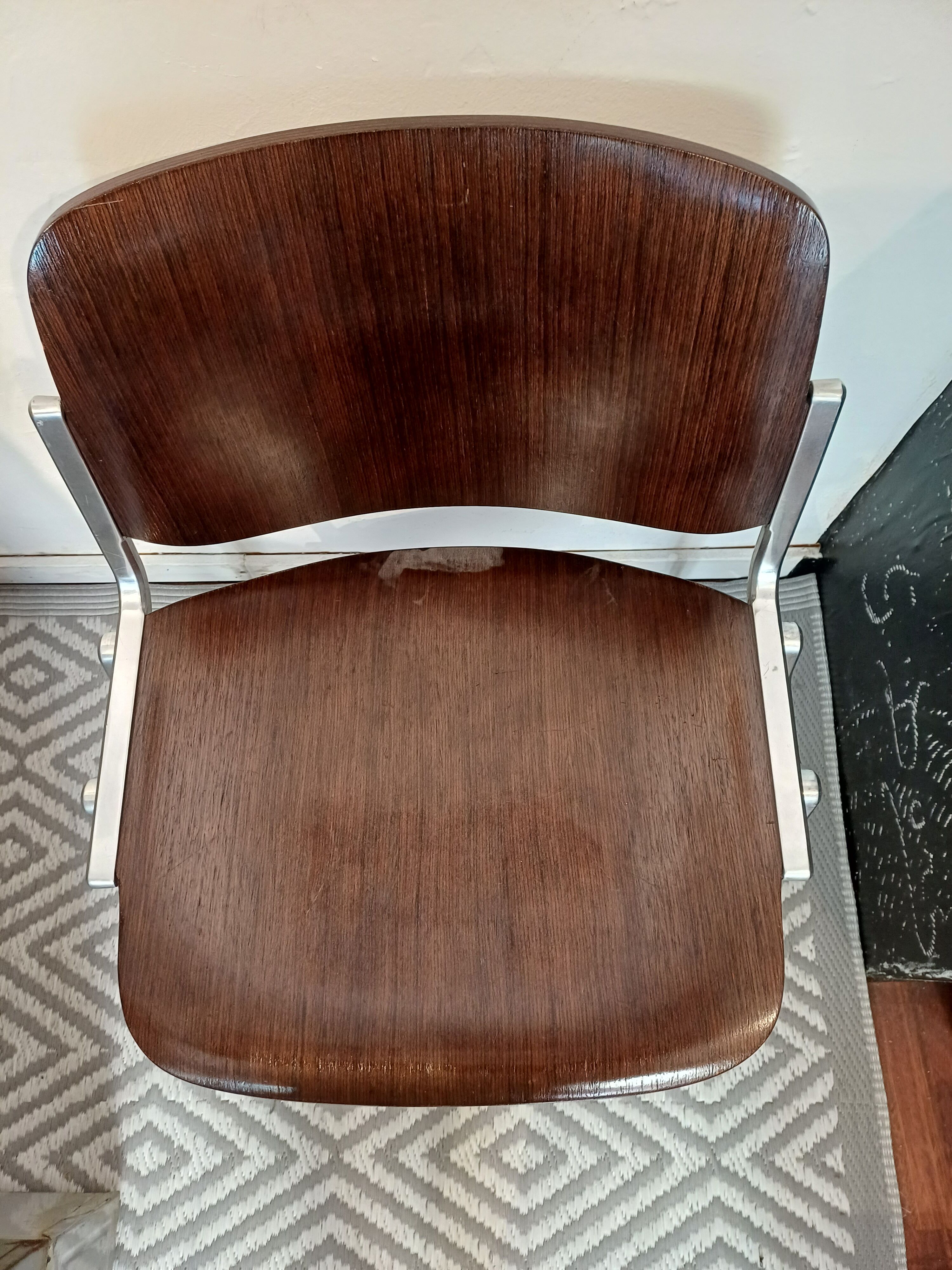 Set of 2 office chairs DSC 106 design Piretti for Castelli, 1965