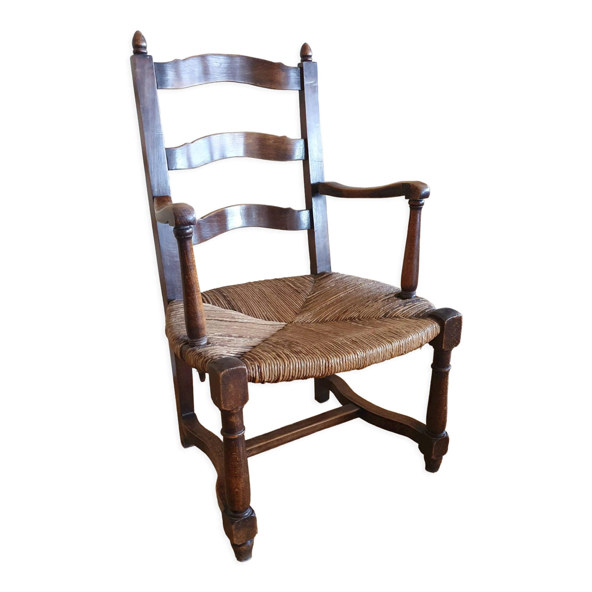 Provencal armchair mulched