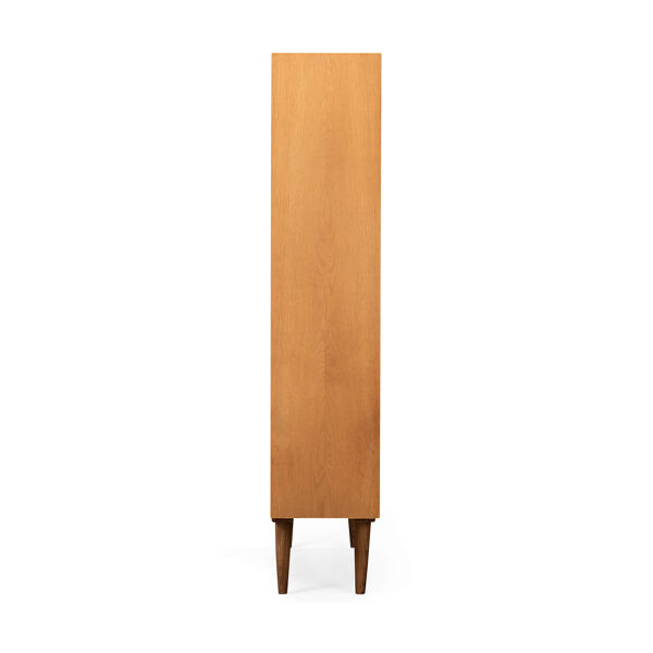 Bibliothèque en chêne design danois par Hundevad, années 1960