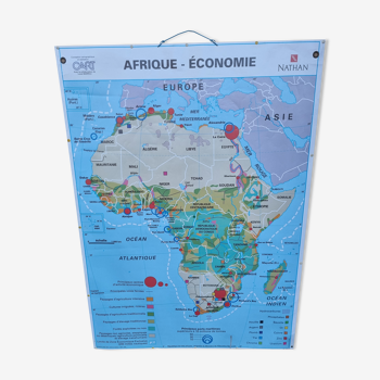 Carte d'Afrique, Nathan 1980