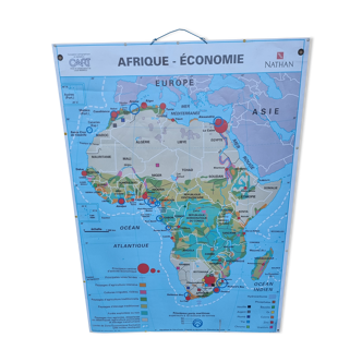 Carte d'Afrique, Nathan 1980