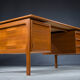 Mid-Century Teak Desk from Gv Møbler, 1960s