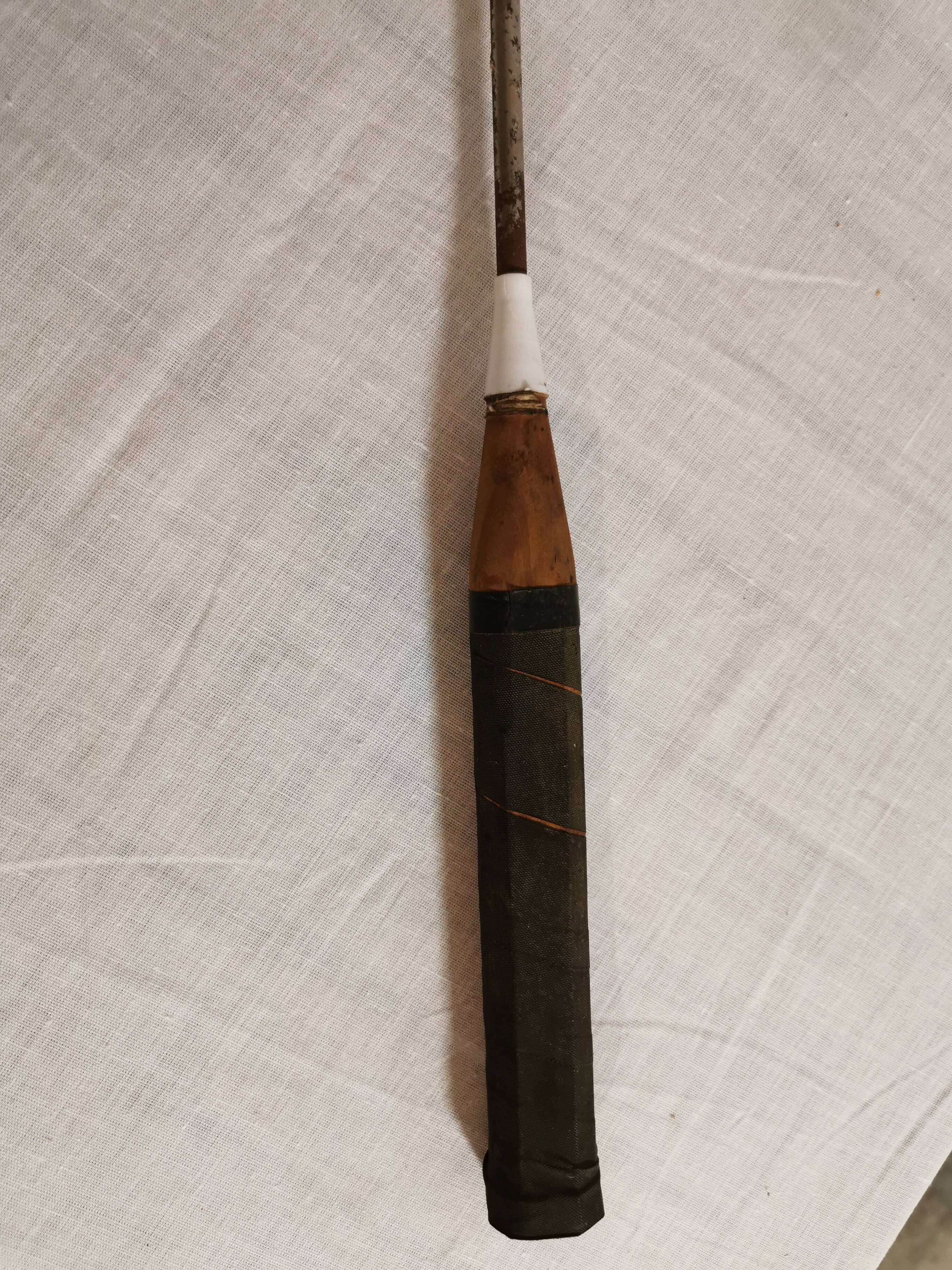 Old tennis racket early 20th in wood