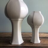 Set of two vases Vohenstrauss Johan Seltmann Bavaria. Height: 28 and 20 cm