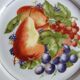 6 Fruit decorated plates Pillivyt France