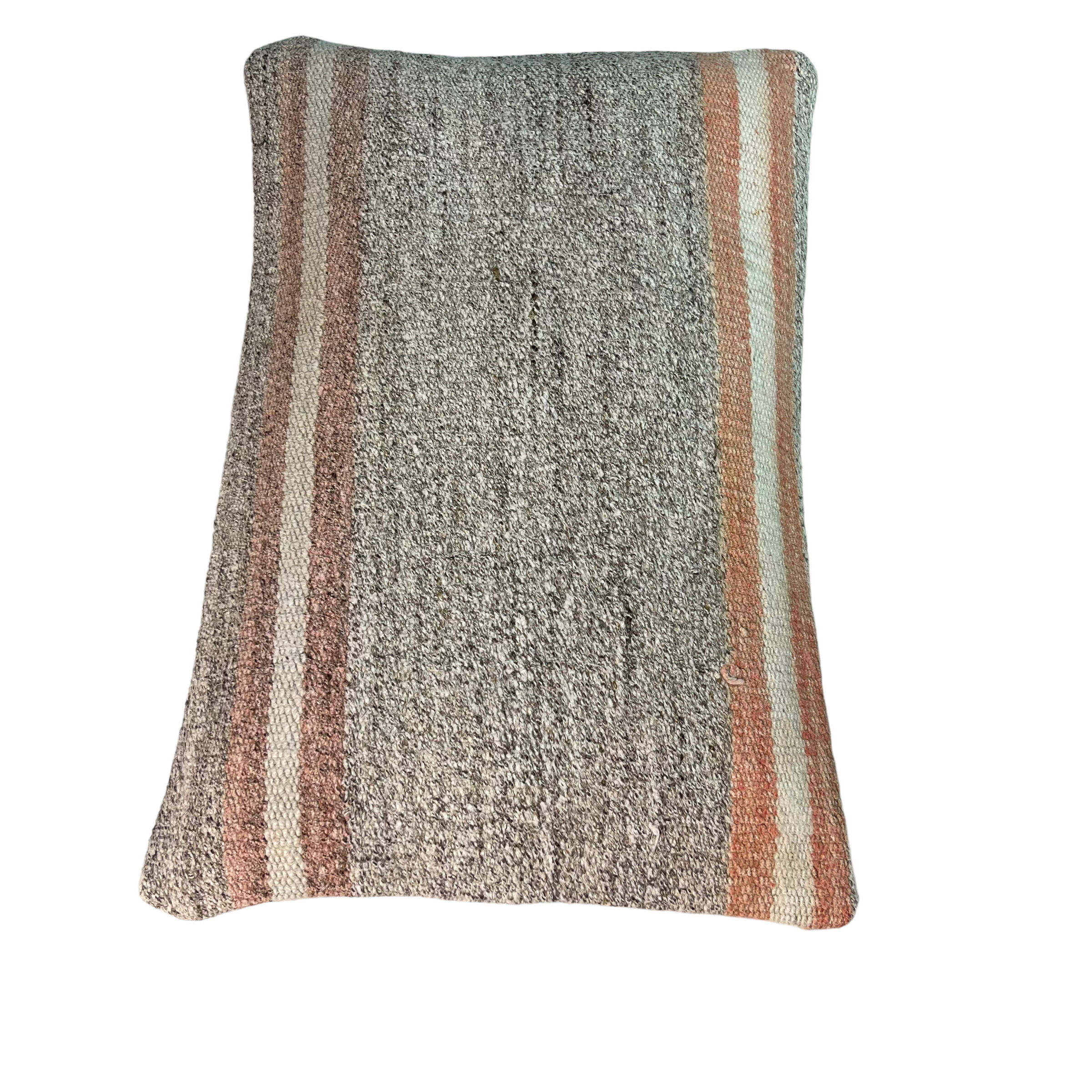 Vintage turkish kilim cushion cover 30x50cm