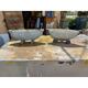 2 art deco enamelled cast iron planters