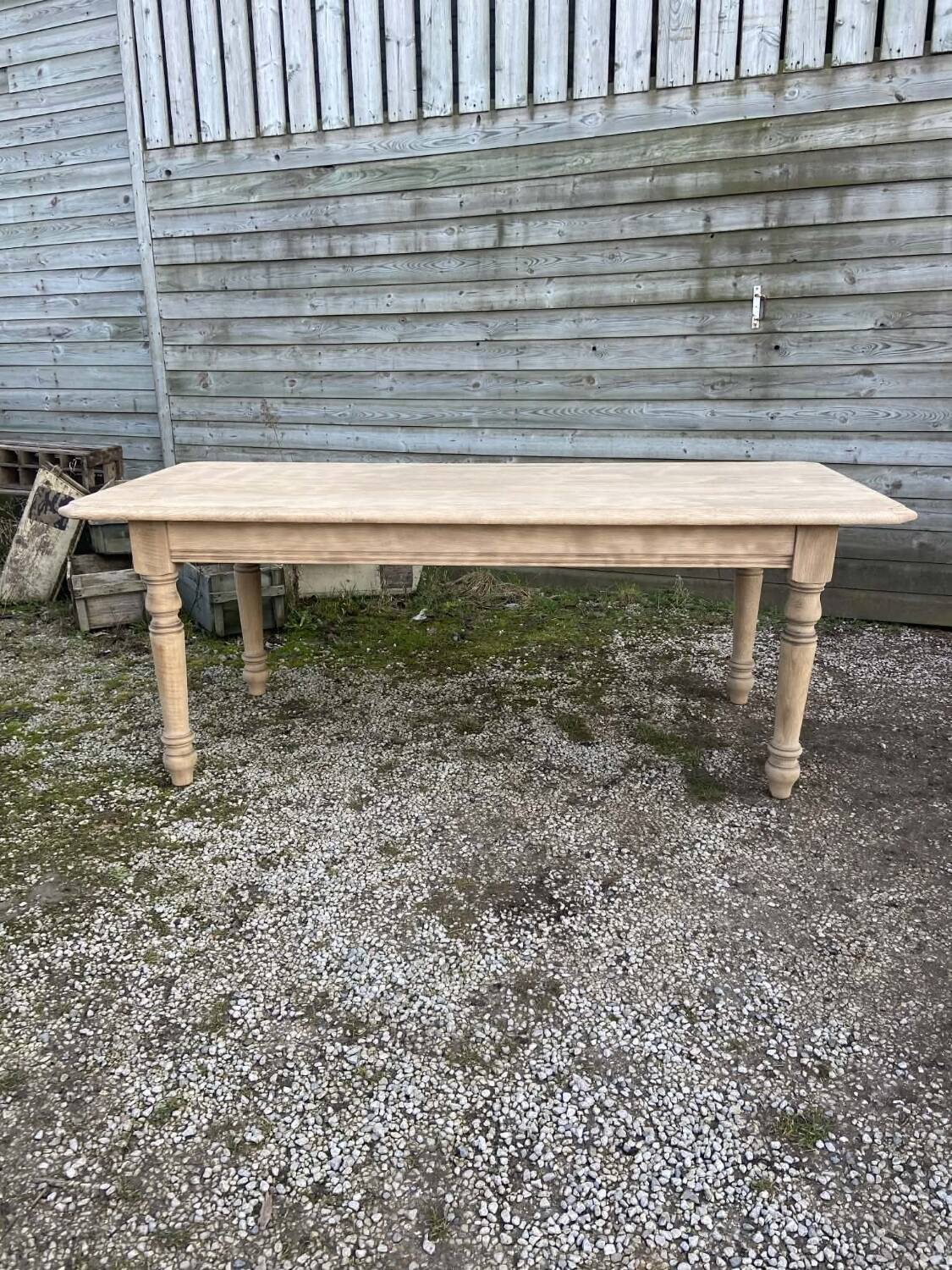Raw wooden table