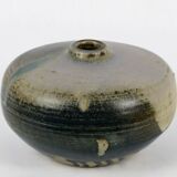 Vase basile en grès 1980