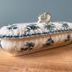 1900 toothbrush box in St Amand and Hamage earthenware, Nigella collection