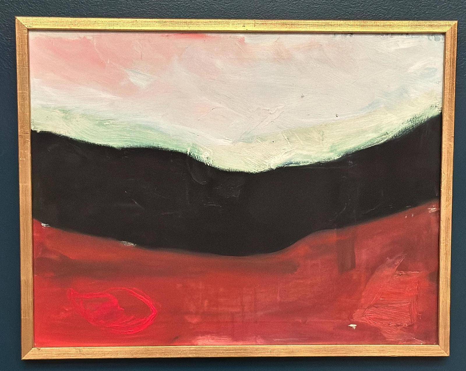 Original Oil On Canvas – “Horizon” (Unknown Artist) – Vintage – 68 × 53 cm (Approx. 27" × 21")
