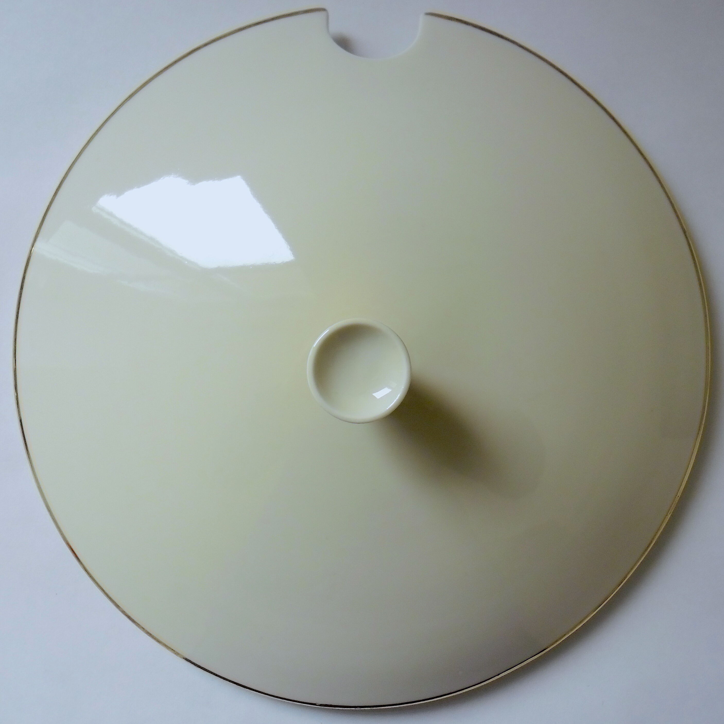 Seltmann-Weiden white and gold porcelain soup kitchen (Bavaria)