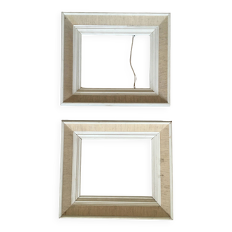 Set of 2 old wooden frames