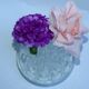 Vase pique fleurs 19 trous en verre