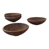 Set of teak cups