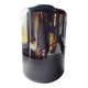 Vase vintage Habitat à reflets métalliques
