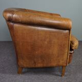 Club armchair in sheepskin