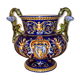 Big vase gien dragon coves blue renaissance décor