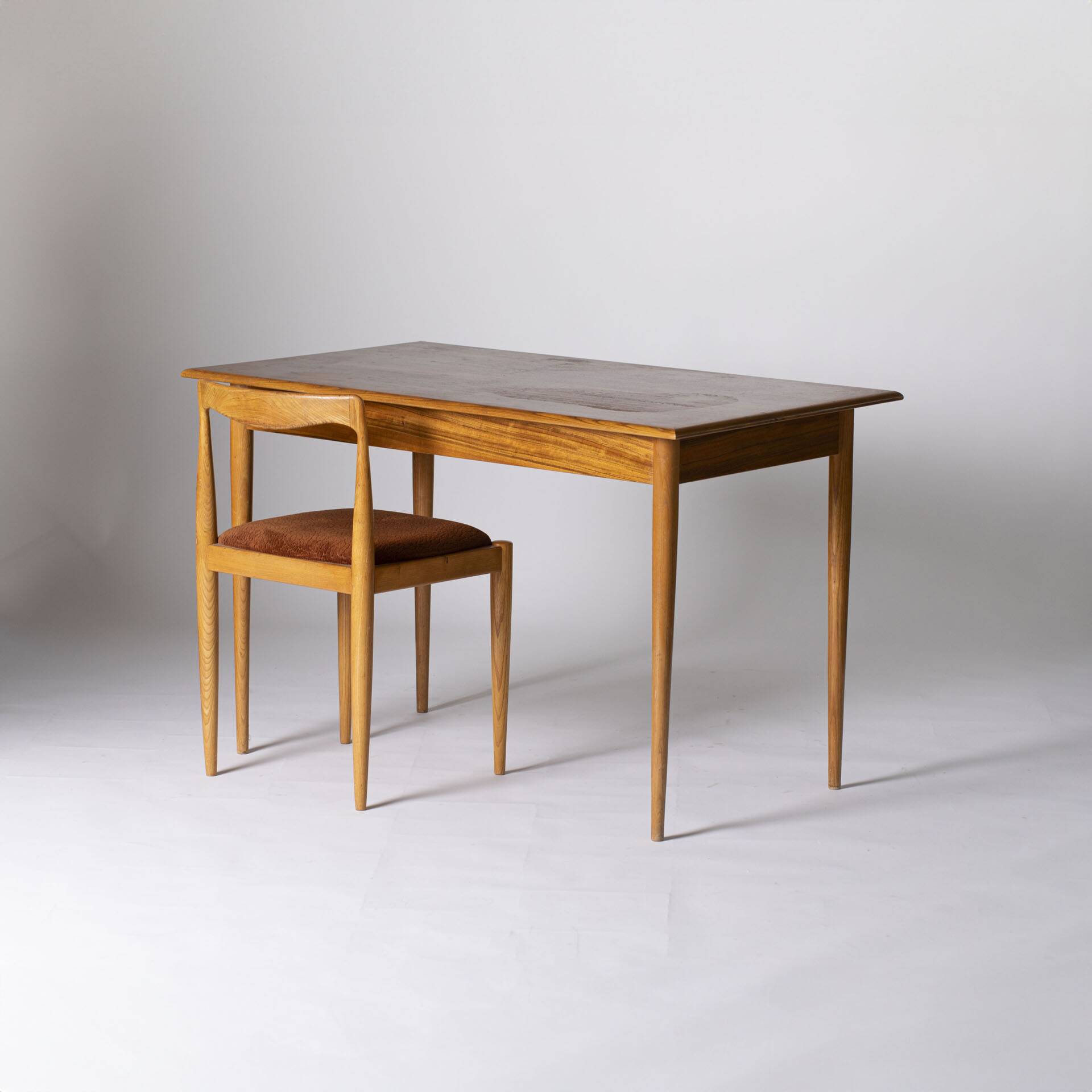 Dining set by Drevotvar and set of 3 chairs by Jasienica, Poland