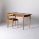 Dining set by Drevotvar and set of 3 chairs by Jasienica, Poland