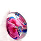 Murano Vase Goutte OBALL - Double Labels - 24k Gold - H30cm - New
