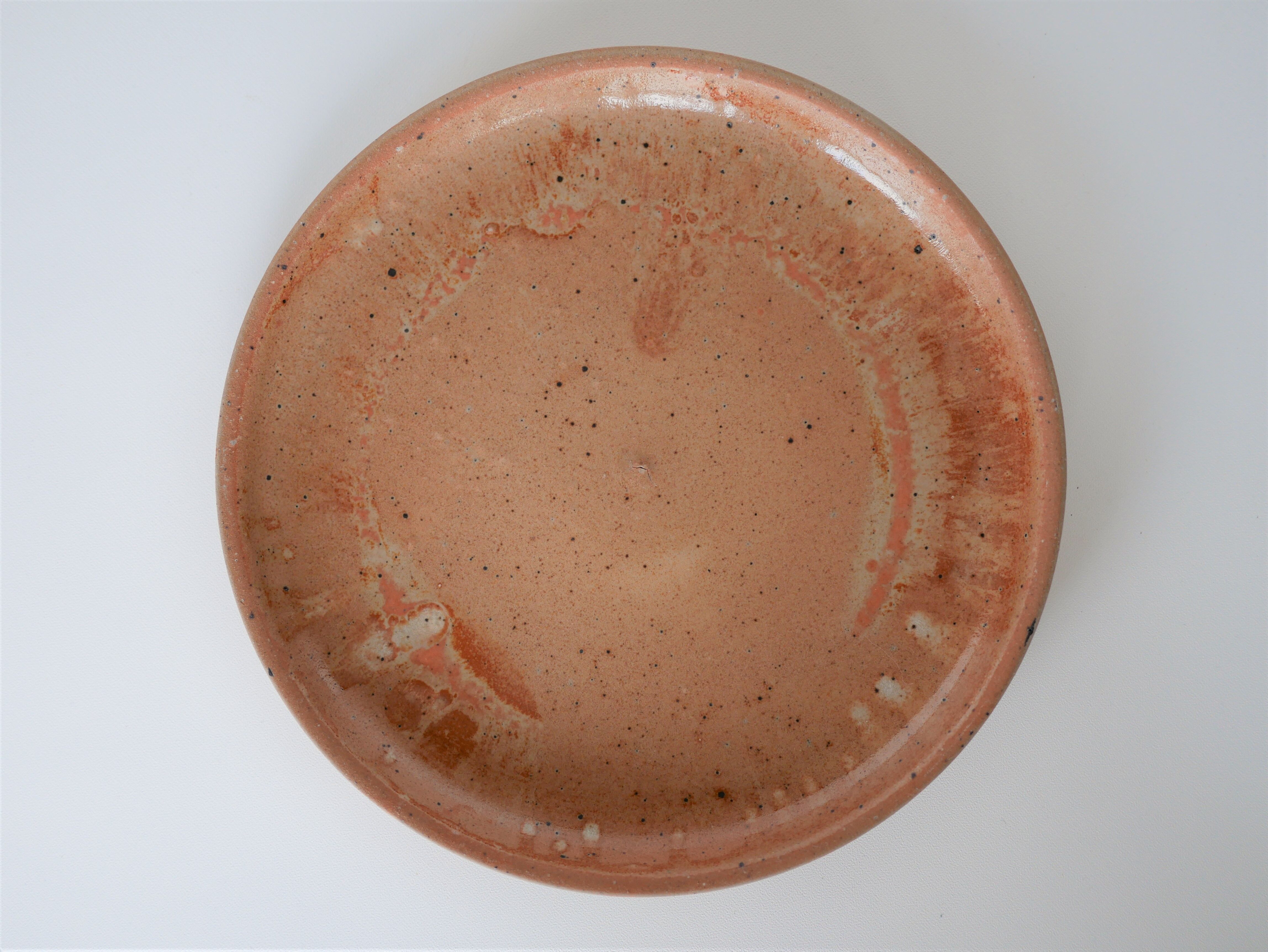 Series of 10 vintage sandstone plates