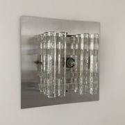 Murano glass wall lamp by albano poli for poliarte, italy 70s