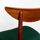 Dining chairs model #58 by Harry Østergaard  for Randers Møbelfabrik