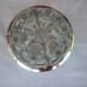 Spades glass flowers silver metal strapping