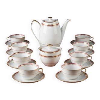 Limoges porcelain coffee service - FD