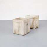 Pair of Eternit planters