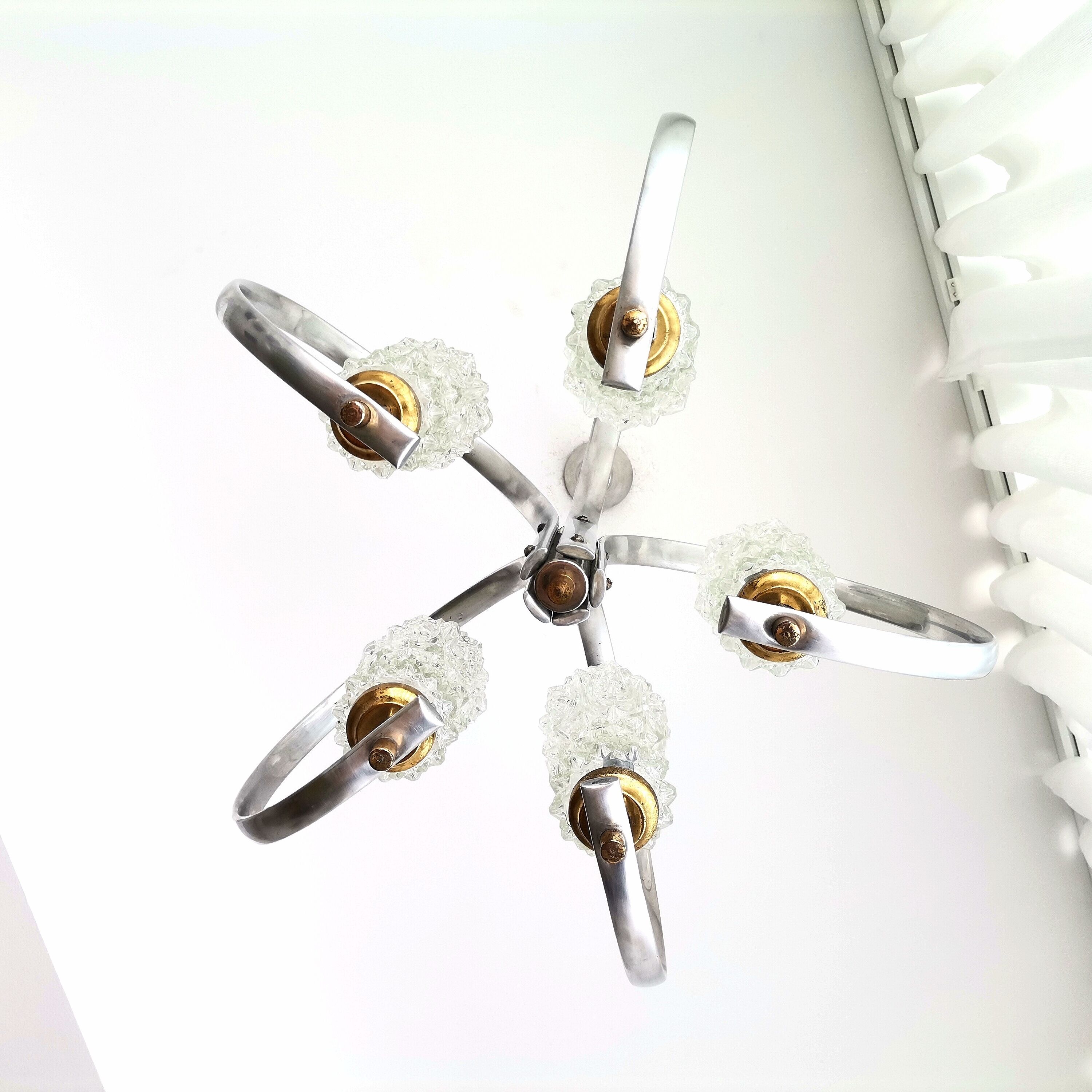 Vintage Space Age Sputnik chandelier ceiling lamp