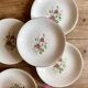 Set of 6 vintage soup plates - Pompadour model by Gien