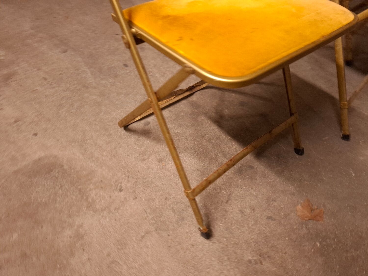 6 vintage opera folding chairs