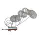 Palm tree lamp with optical fibre