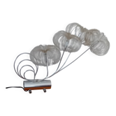 Palm tree lamp with optical fibre