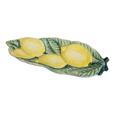 Coupelle ravier en barbotine italienne motif citrons