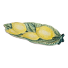 Ravier cup in italian slip pattern lemons